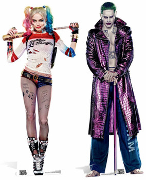 Harley Quinn and The Joker Cardboard Cutout Twin Pack Harley Quinn and The Joker Cardboard Cutout Twin Pack
