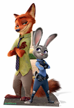 Judy Hopps and Nick Wilde from Zootropolis Cardboard Cutout Judy Hopps and Nick Wilde from Zootropolis Cardboard Cutout