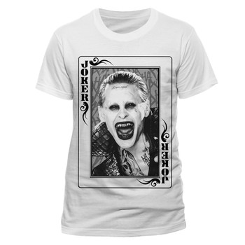 Suicide Squad Big Joker Playing Card T-shirt Suicide Squad Big Joker Playing Card T-shirt