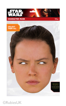 Rey Force Awakens Card Face Mask Rey Force Awakens Card Face Mask