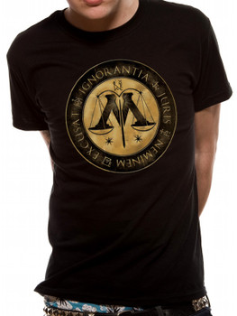 Harry Potter Ministry of Magic Crest T-Shirt Harry Potter Ministry of Magic Crest T-Shirt