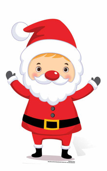 Mini Santa Christmas Theme Cardboard Cutout Mini Santa Christmas Theme Cardboard Cutout