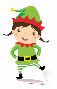Mini Christmas Elf Cardboard Cutout Mini Christmas Elf Cardboard Cutout