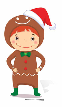 Mini Gingerbread Boy Cardboard Cutout Mini Gingerbread Boy Cardboard Cutout