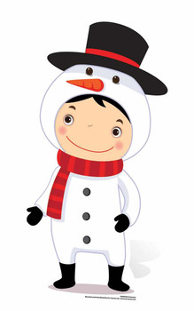 Mini Snowman Cardboard Cutout Mini Snowman Cardboard Cutout