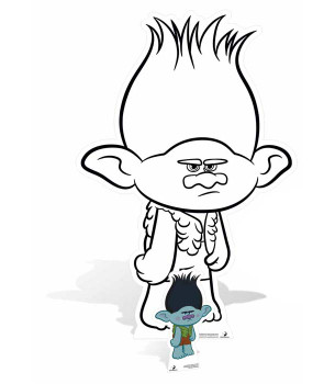 Trolls Craft with Branch Colour and Keep Cardboard Cutout Trolls Craft with Branch Colour and Keep Cardboard Cutout
