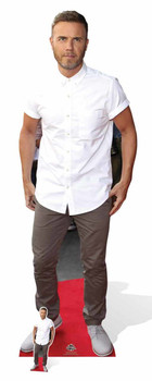 Gary Barlow White Shirt Cardboard Cutout Gary Barlow White Shirt Cardboard Cutout