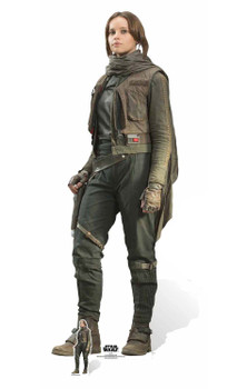 Jyn Erso Lifesize and Mini Cardboard Cutout Jyn Erso Lifesize and Mini Cardboard Cutout