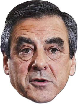Francois Fillon French Politician 2D Card Party Face Mask Francois Fillon French Politician 2D Card Party Face Mask