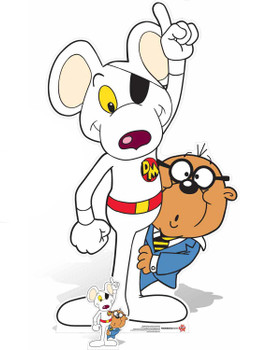 Danger Mouse and Penfold with Mini Cardboard Cutout Danger Mouse and Penfold with Mini Cardboard Cutout