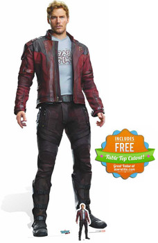 Star-Lord Peter Quill Guardians of The Galaxy Vol. 2 Mini Cardboard Cutout Star-Lord Peter Quill Guardians of The Galaxy Vol. 2 Mini Cardboard Cutout