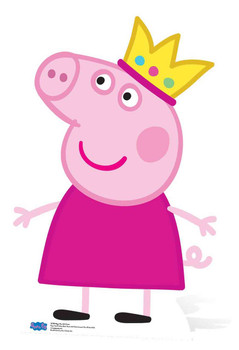 Princess Peppa Pig Cardboard Cutout Princess Peppa Pig Cardboard Cutout
