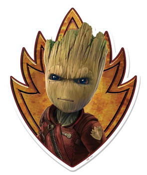 Baby Groot Emblem Guardians of The Galaxy Vol. 2 Cardboard Cutout Wall Art Baby Groot Emblem Guardians of The Galaxy Vol. 2 Cardboard Cutout Wall Art