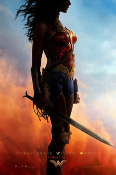 Wonder Woman Original Movie Poster – Power Grace Wisdom Wonder Style A Wonder Woman Original Movie Poster – Power Grace Wisdom Wonder Style A