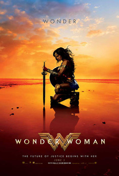 Wonder Woman Original Movie Poster – Wonder Beach Style E Wonder Woman Original Movie Poster – Wonder Beach Style E