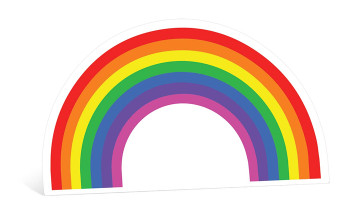 Over the Rainbow Cardboard Cutout / Standee / Standup Over the Rainbow Cardboard Cutout / Standee / Standup