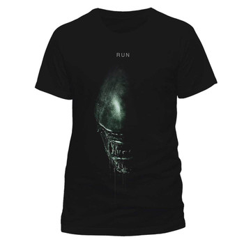 Alien: Covenant Run Alien Warrior Official Black Unisex T-Shirt Alien: Covenant Run Alien Warrior Official Black Unisex T-Shirt