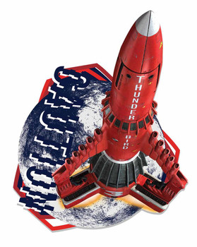 Thunderbird 3 SSTO Space Rocket Wall Mounted Cardboard Cutout Thunderbird 3 SSTO Space Rocket Wall Mounted Cardboard Cutout