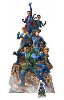 Thunderbirds Are Go Group Pose Cardboard Cutout Thunderbirds Are Go Group Pose Cardboard Cutout