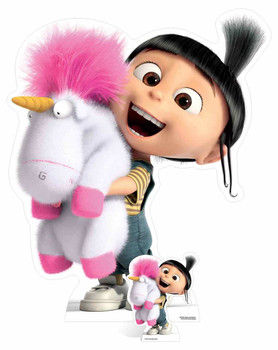 Agnes and Fluffy Unicorn Despicable Me 3 Cardboard Cutout / Standee / Stand up Agnes and Fluffy Unicorn Despicable Me 3 Cardboard Cutout / Standee / Stand up