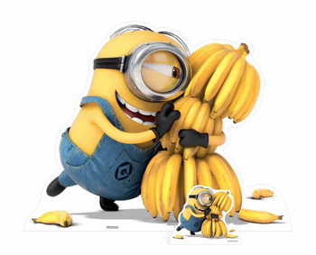 Minion Holding Bananas Cardboard Cutout / Standee / Stand up Minion Holding Bananas Cardboard Cutout / Standee / Stand up