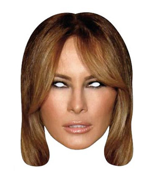 Melania Trump 2D Card Face Mask Melania Trump 2D Card Face Mask