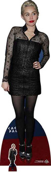 Miley Cyrus Black Dress Cardboard Cutout Miley Cyrus Black Dress Cardboard Cutout