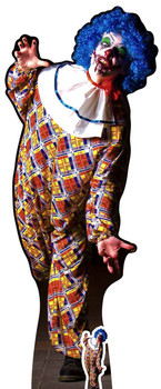 Scary Male Killer Clown Halloween Cutout Scary Male Killer Clown Halloween Cutout
