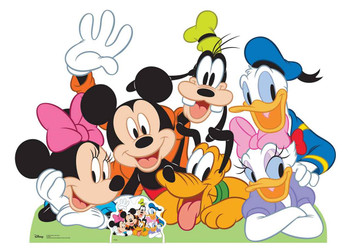 Mickey Mouse and Friends Lifesize Cardboard Cutout Mickey Mouse and Friends Lifesize Cardboard Cutout