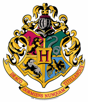 Hogwarts Crest from Harry Potter Wall Mounted Official Cardboard Cutout Hogwarts Crest from Harry Potter Wall Mounted Official Cardboard Cutout