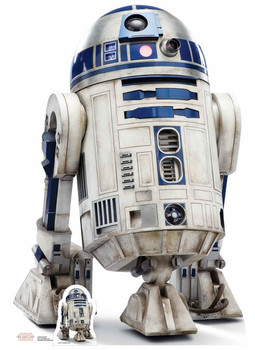 R2-D2 Star Wars The Last Jedi Lifesize Cardboard Cutout R2-D2 Star Wars The Last Jedi Lifesize Cardboard Cutout