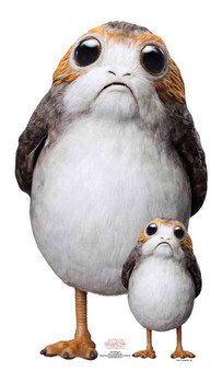 Porg Star Wars The Last Jedi Lifesize Cardboard Cutout Porg Star Wars The Last Jedi Lifesize Cardboard Cutout