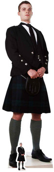 Scottish Man in Kilt Lifesize Cardboard Cutout / Standup / Standee Scottish Man in Kilt Lifesize Cardboard Cutout / Standup / Standee