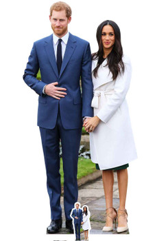 Prince Harry and Meghan Markle Cardboard Cutout / Standup Prince Harry and Meghan Markle Cardboard Cutout / Standup