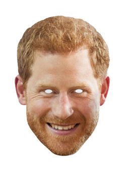 Prince Harry with Beard Royal Single Card Mask Prince Harry with Beard Royal Single Card Mask
