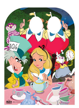 Alice In Wonderland Disney Child Size Stand - in Cardboard Cutout Alice In Wonderland Disney Child Size Stand - in Cardboard Cutout