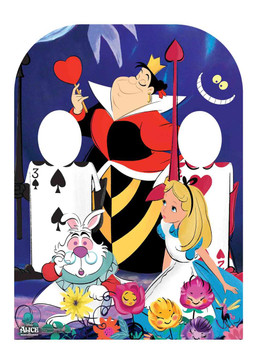Queen of Hearts Alice In Wonderland Child Stand-in Cardboard Cutout Queen of Hearts Alice In Wonderland Child Stand-in Cardboard Cutout