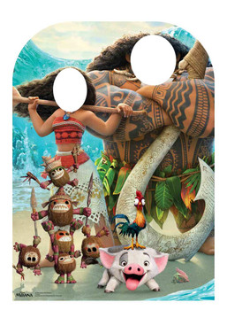 Moana Child Size Stand -in Official Disney Cardboard Cutout / Standee Moana Child Size Stand -in Official Disney Cardboard Cutout / Standee
