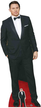 Channing Tatum Black Bow Tie Lifesize Cardboard Cutout Channing Tatum Black Bow Tie Lifesize Cardboard Cutout