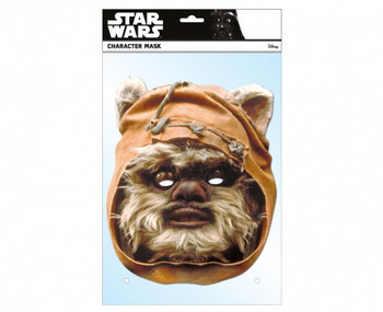 Wicket the Ewok Single Royal Card Party Face Mask Wicket the Ewok Single Royal Card Party Face Mask