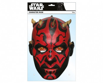 Darth Maul Star Wars Single Card 2D Party Face Mask Darth Maul Star Wars Single Card 2D Party Face Mask