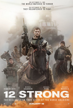 12 Strong Original Movie Poster - Double Sided Advance Style 12 Strong Original Movie Poster - Double Sided Advance Style