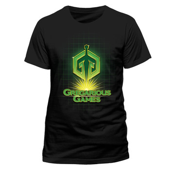 Ready Player One Gregarious Games Official Black Unisex T-Shirt Ready Player One Gregarious Games Official Black Unisex T-Shirt