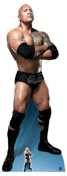 The Rock Dwayne Johnson Arms Crossed WWE Lifesize Cardboard Cutout The Rock Dwayne Johnson Arms Crossed WWE Lifesize Cardboard Cutout