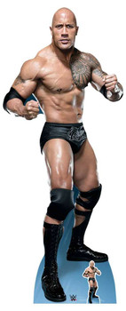 The Rock Dwayne Johnson Fight WWE Lifesize Cardboard Cutout / Standup The Rock Dwayne Johnson Fight WWE Lifesize Cardboard Cutout / Standup