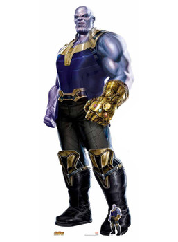 Thanos Wearing Infinity Gauntlet Avengers Infinity War Cardboard Cutout Thanos Wearing Infinity Gauntlet Avengers Infinity War Cardboard Cutout