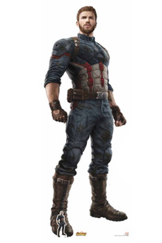 Official Captain America Avengers Infinity War Lifesize Cardboard Cutout Official Captain America Avengers Infinity War Lifesize Cardboard Cutout