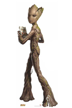 Official Teenage Groot Avengers Infinity War Lifesize Cardboard Cutout Official Teenage Groot Avengers Infinity War Lifesize Cardboard Cutout