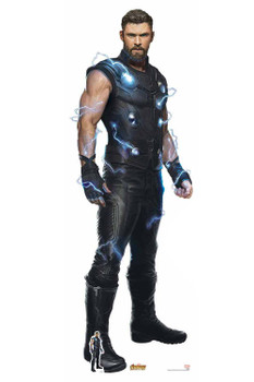 Official Ultimate Thor Avengers Infinity War Lifesize Cardboard Cutout Official Ultimate Thor Avengers Infinity War Lifesize Cardboard Cutout