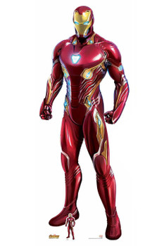 Official Iron Man Nanotech Suit Avengers Infinity War Lifesize Cardboard Cutout Official Iron Man Nanotech Suit Avengers Infinity War Lifesize Cardboard Cutout